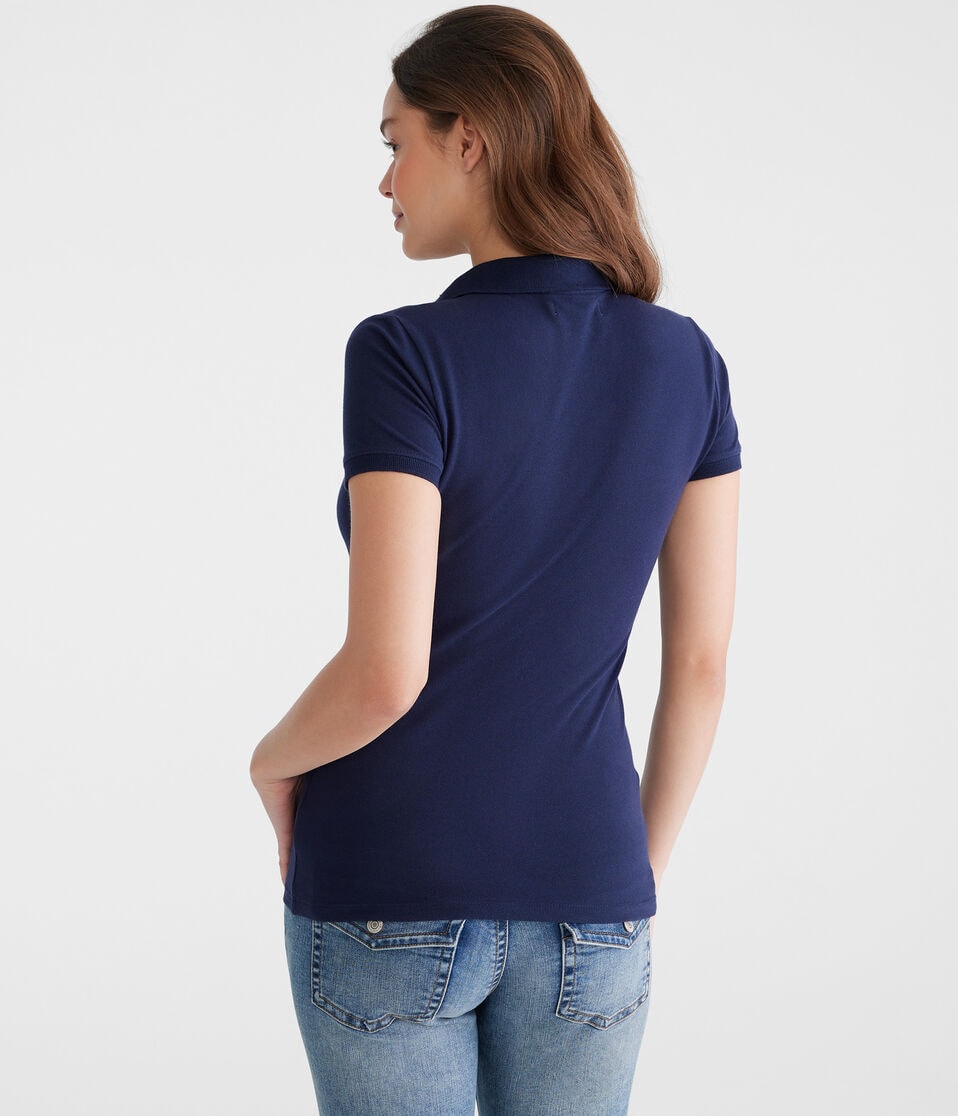 Aéropostale A87 Piqué Polo Classic Navy