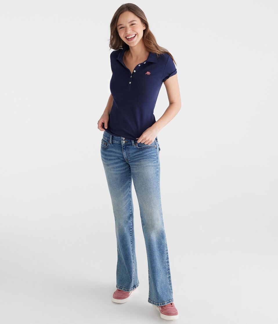 Aéropostale A87 Piqué Polo Classic Navy