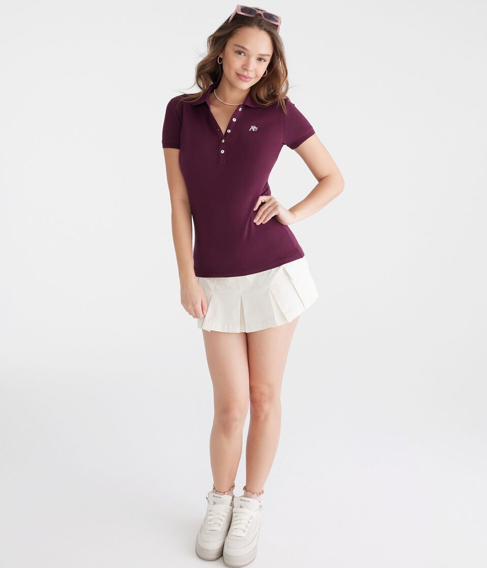Aéropostale A87 Piqué Polo Royal Plum