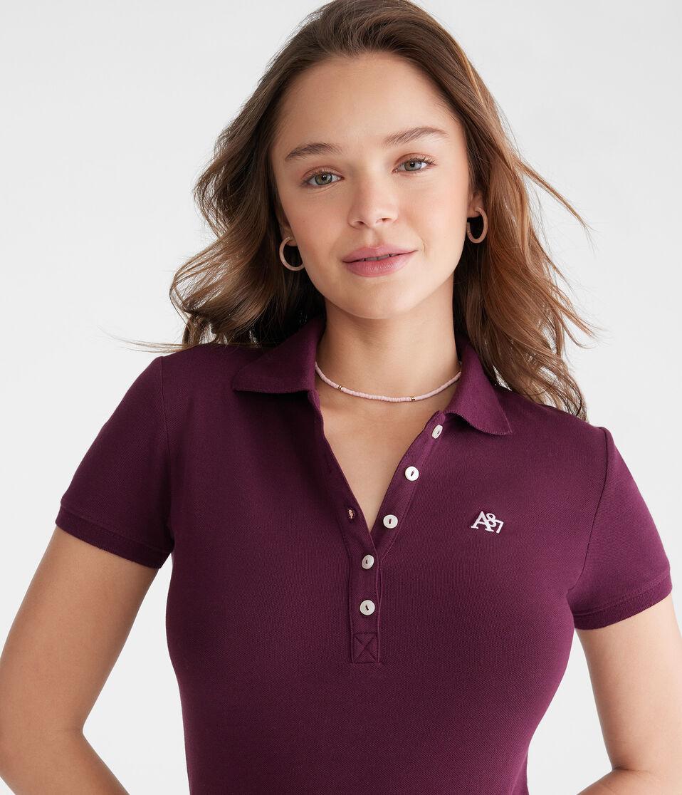 Aéropostale A87 Piqué Polo Royal Plum