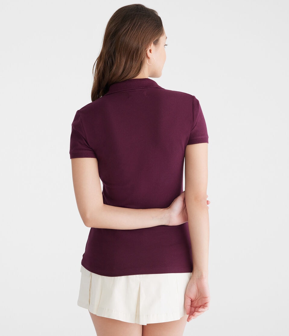 Aéropostale A87 Piqué Polo Royal Plum