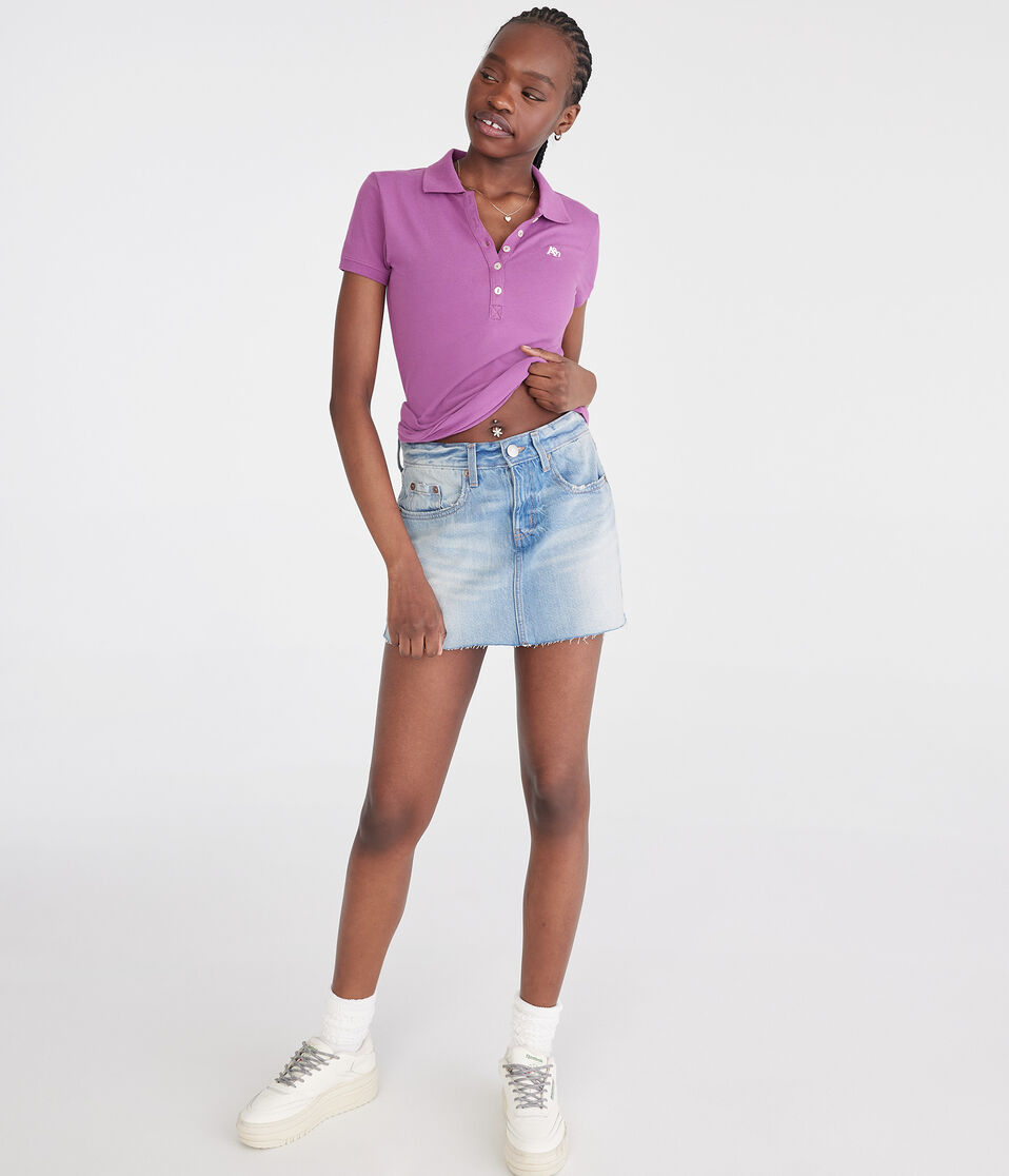 Aéropostale A87 Piqué Polo Sweet Plum