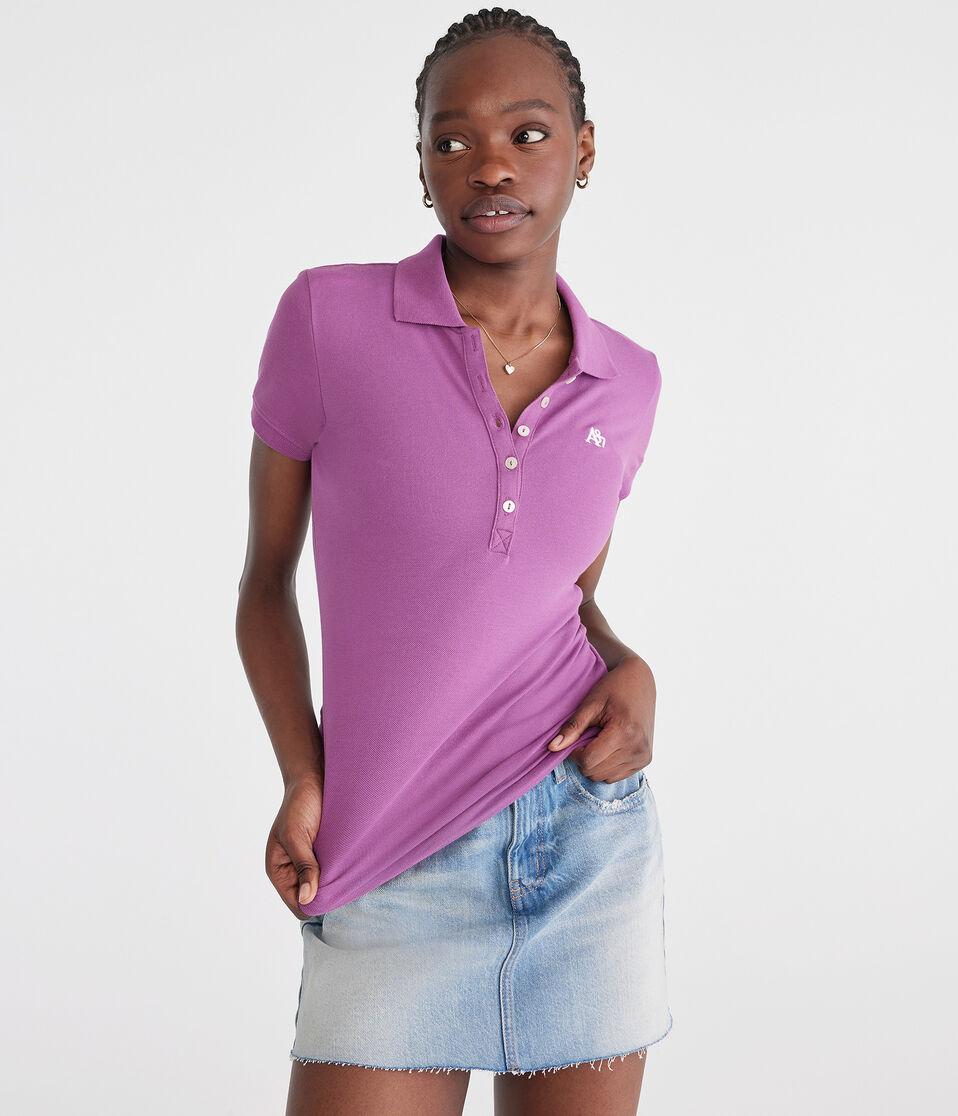 aéropostale A87 Piqué Polo sweet plum