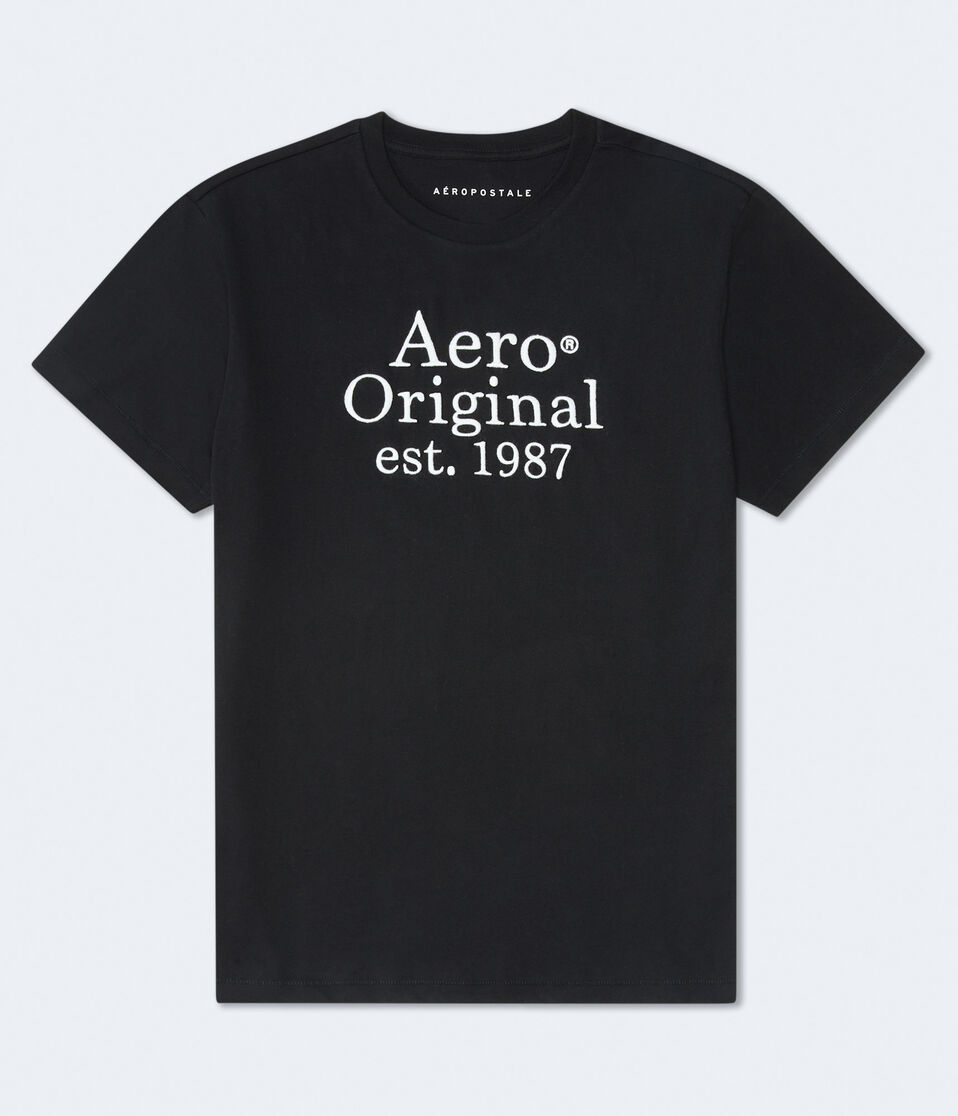 aéropostale Aero Original Graphic Tee black fox