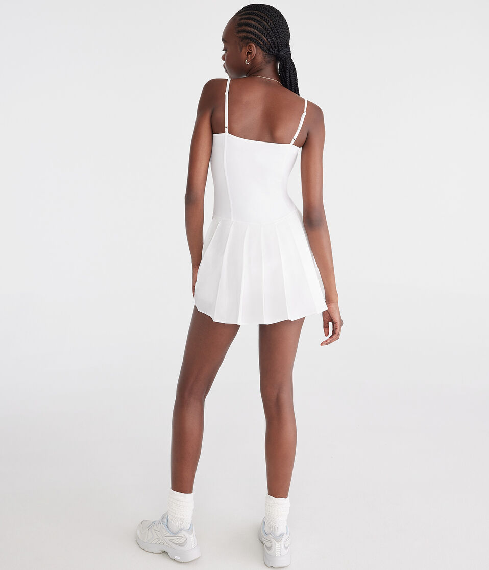 Aéropostale Air Soft Active Pleated Dress Bleach