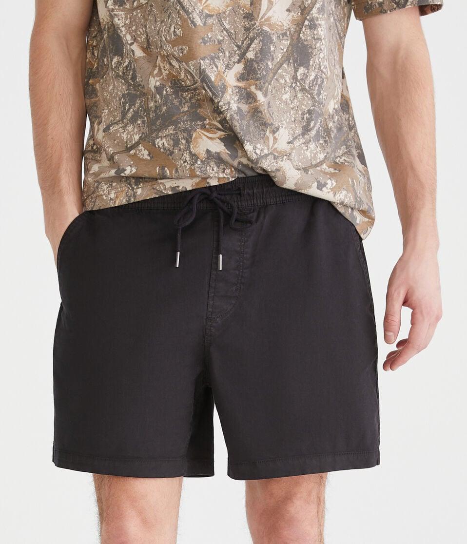 aéropostale All Day Jogger Shorts 5.5" black fox