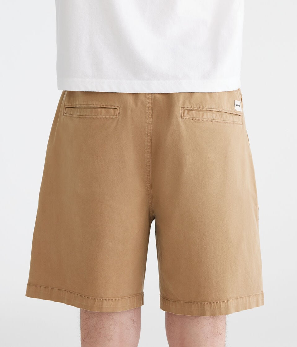Aéropostale All Day Jogger Shorts 7" Toasted Almond