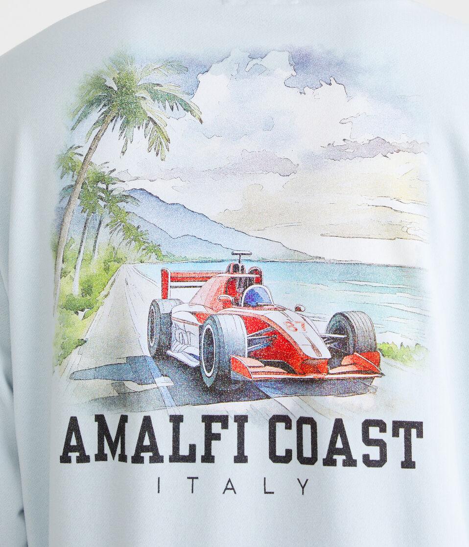Aéropostale Amalfi Coast Crew Sweatshirt Blue Haze