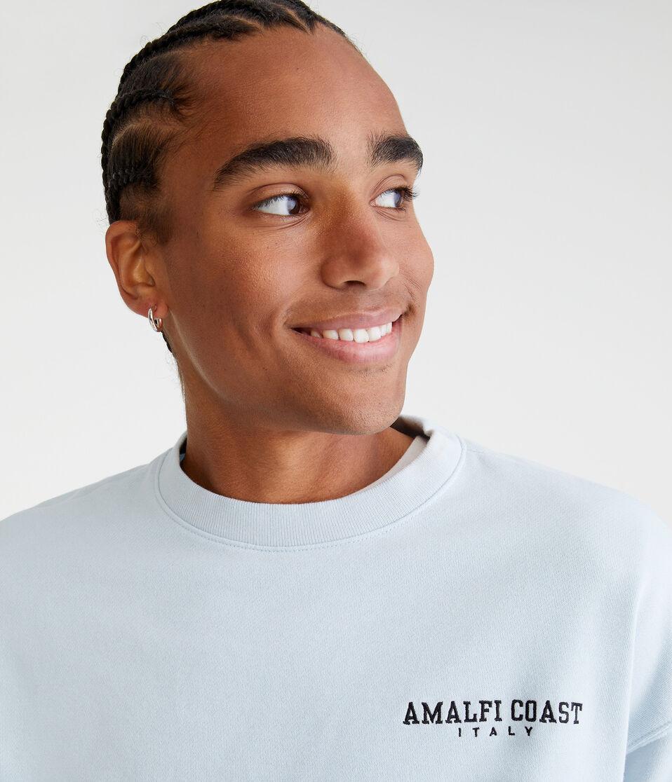 Aéropostale Amalfi Coast Crew Sweatshirt Blue Haze
