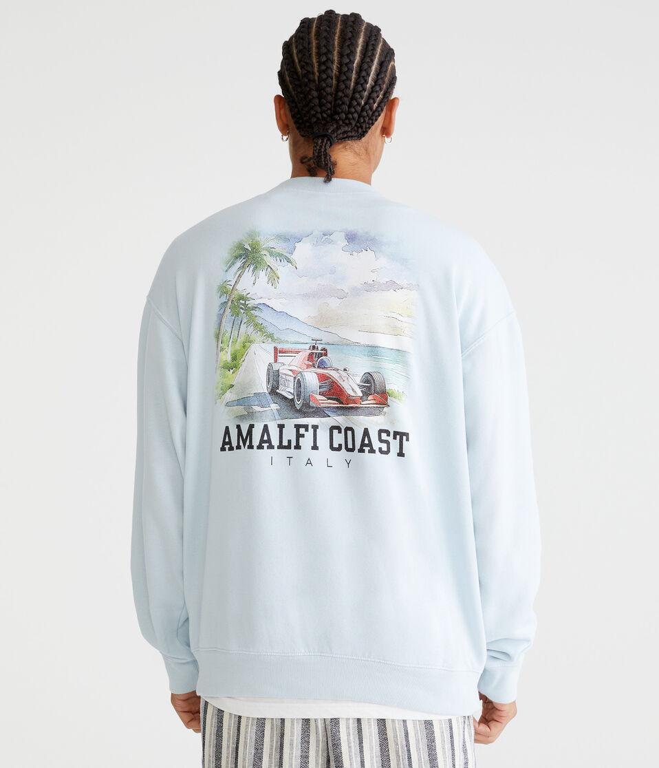 aéropostale Amalfi Coast Crew Sweatshirt blue haze