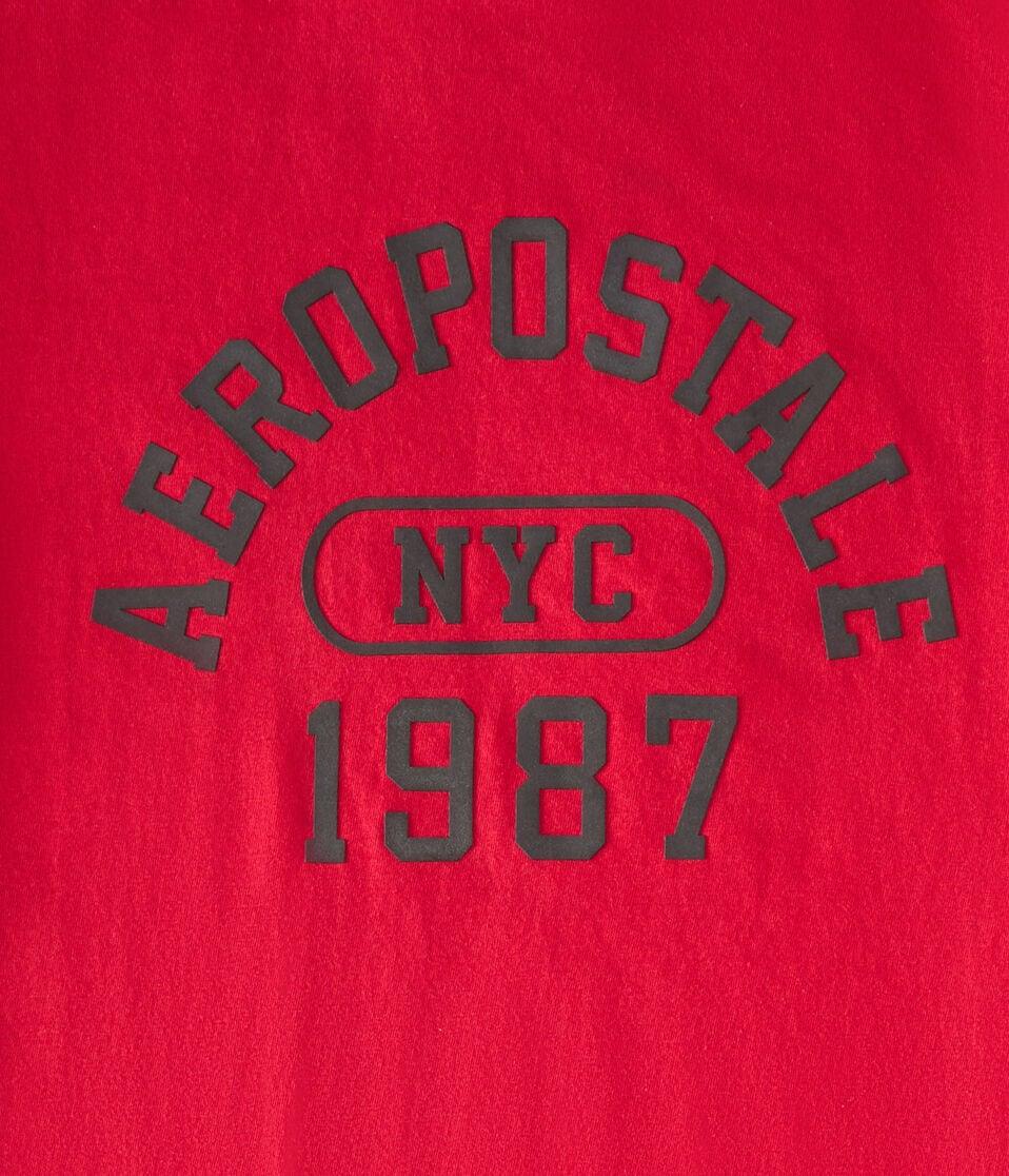 Aéropostale Aeropostale Arch Appliqué Graphic Tee Grenadine