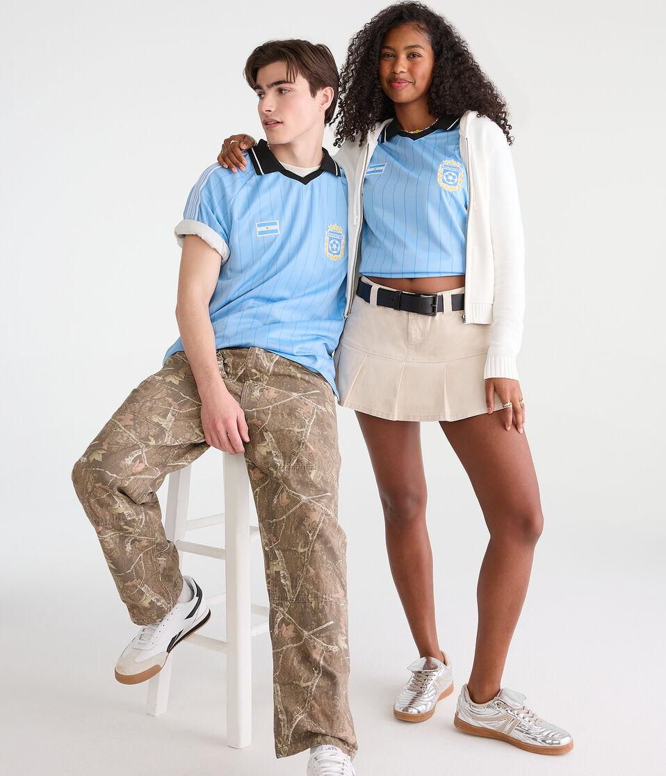 Aéropostale Argentina Soccer Top Blue
