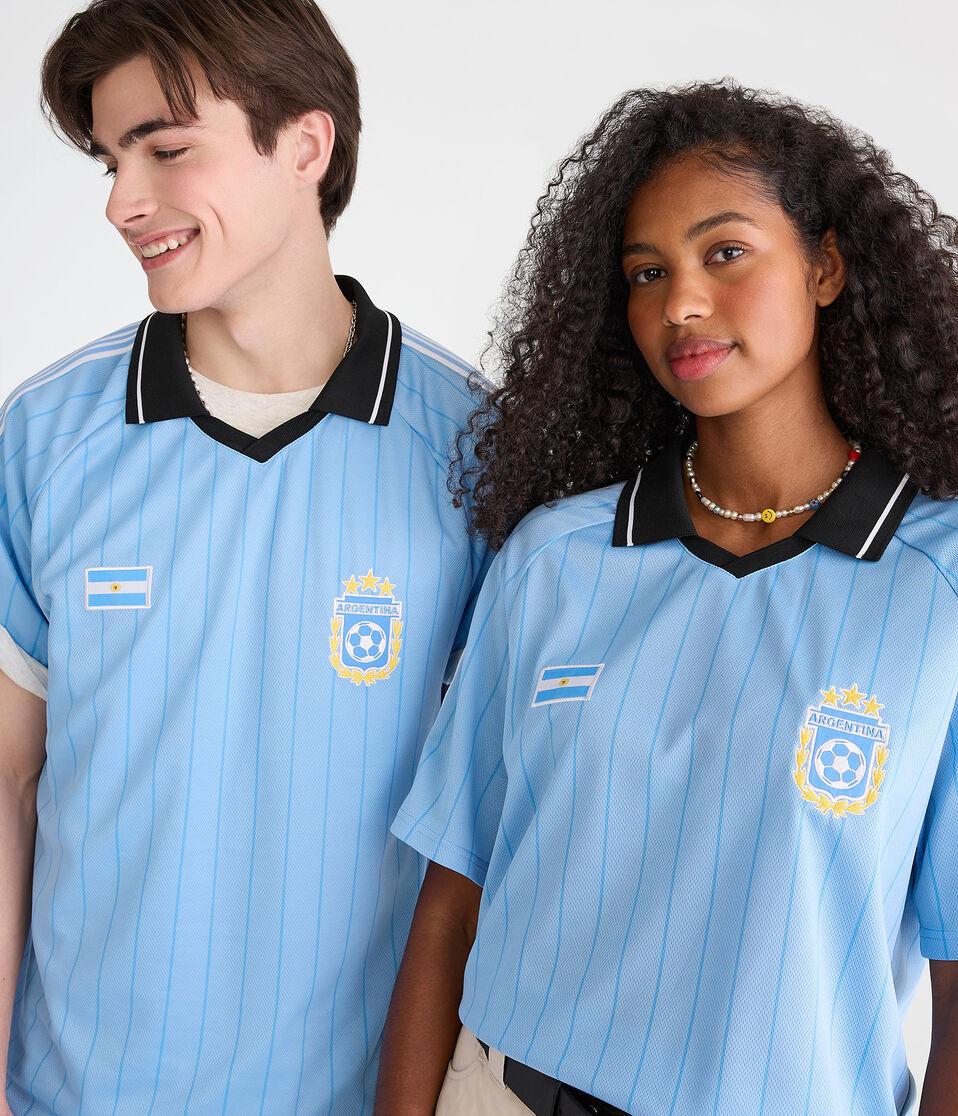 Aéropostale Argentina Soccer Top Blue
