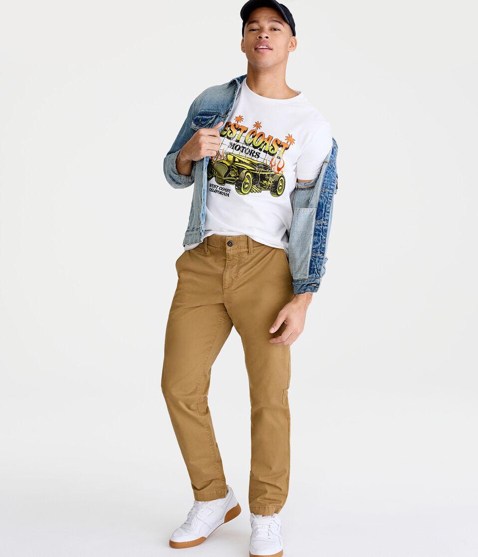 Aéropostale Athletic Fit Chinos Sandalwood