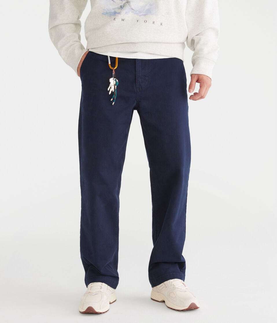 aéropostale Baggy Chinos deep navy