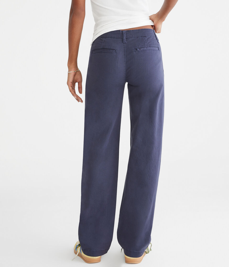 Aéropostale Baggy Uniform Pants Navy Prep