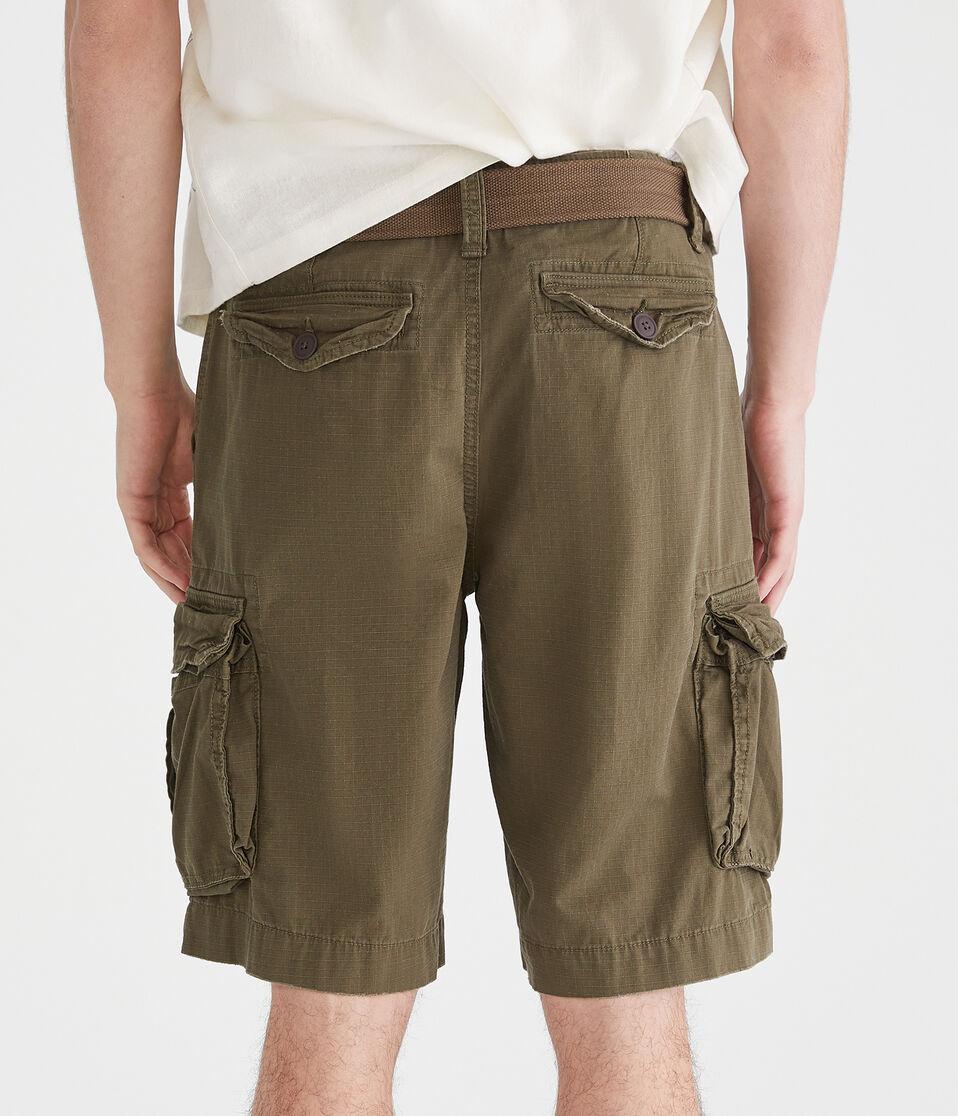 Aéropostale Belted Cargo Shorts 11.5" Olive