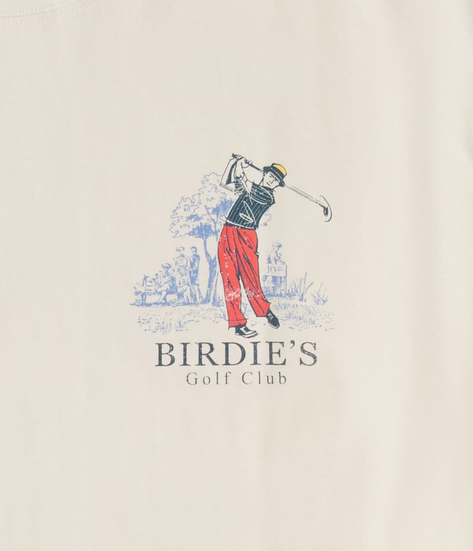 Aéropostale Birdie's Golf Club Graphic Tee Cream