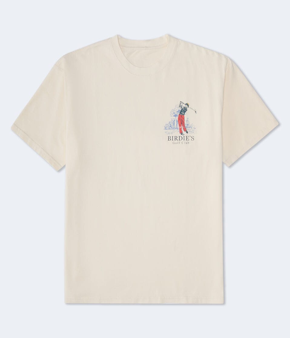 Aéropostale Birdie's Golf Club Graphic Tee Cream