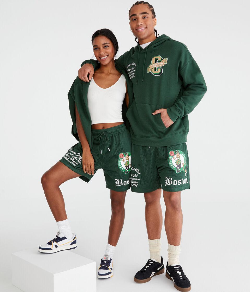 Aéropostale Boston Celtics Mesh Shorts 6" Green