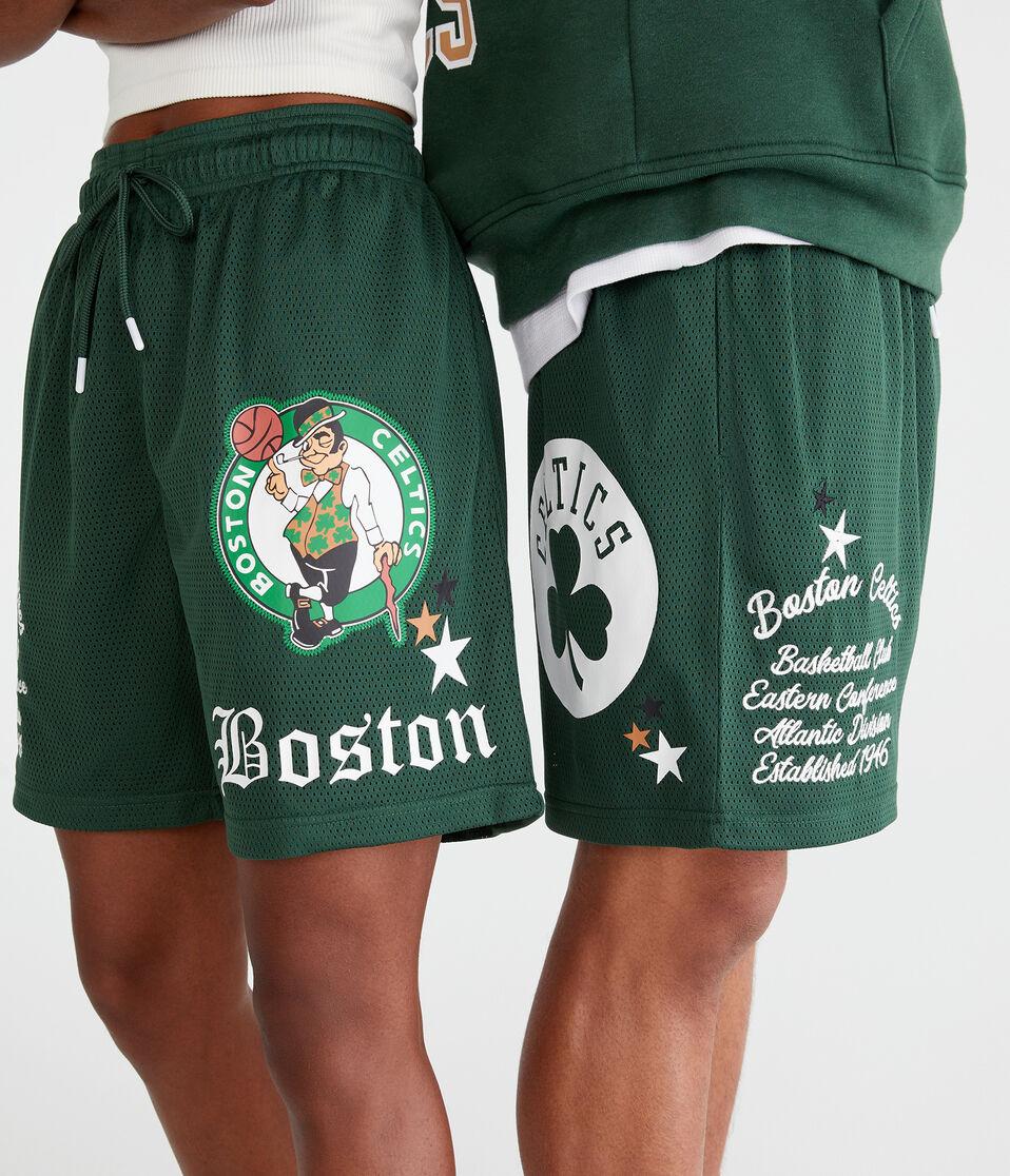 Aéropostale Boston Celtics Mesh Shorts 6" Green