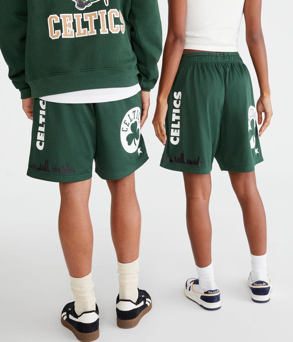 Aéropostale Boston Celtics Mesh Shorts 6" Green