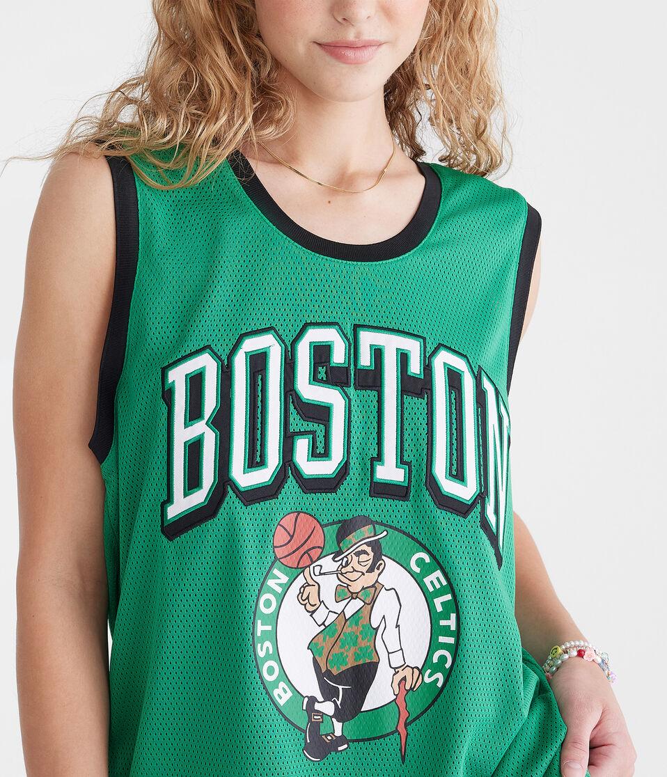 Aéropostale Boston Celtics Mesh Tank Green
