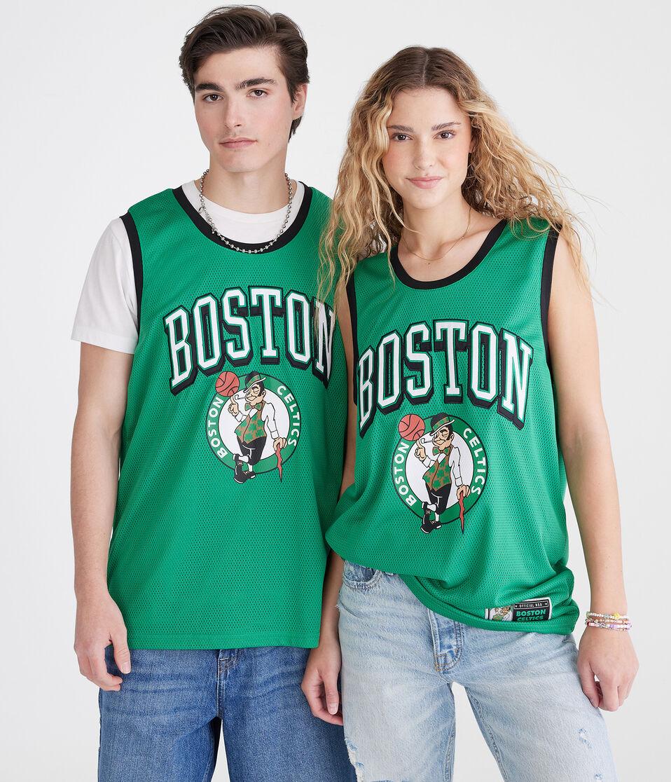 Aéropostale Boston Celtics Mesh Tank Green