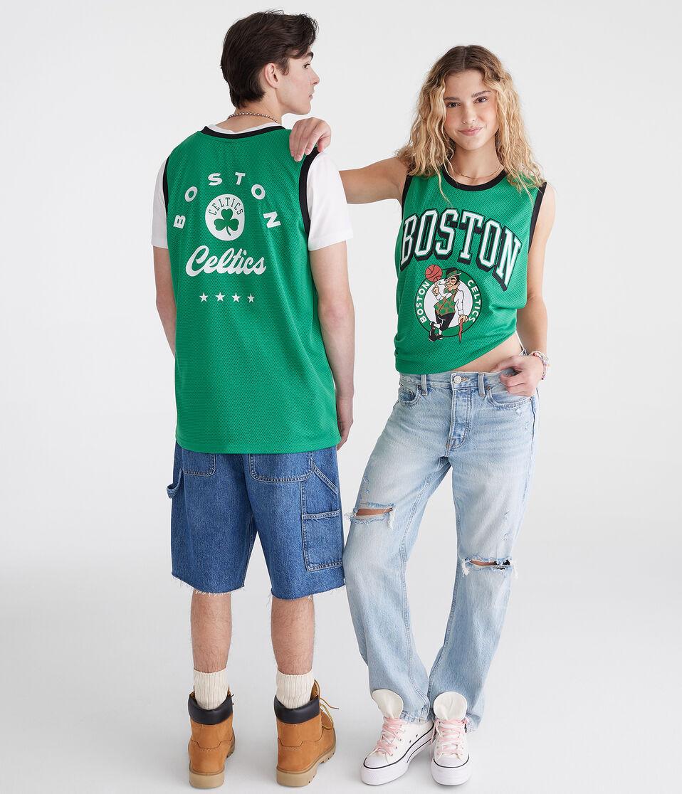 aéropostale Boston Celtics Mesh Tank green