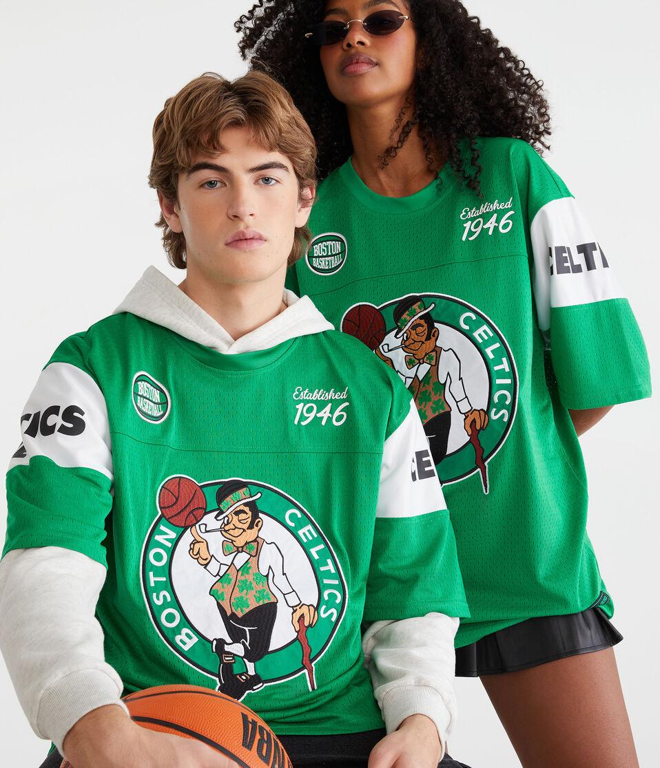 Aéropostale Boston Celtics Mesh Top Green