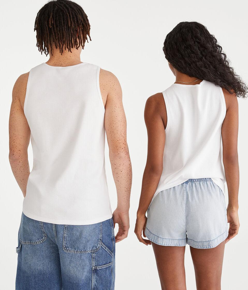 Aéropostale Boston Celtics Ribbed Tank White