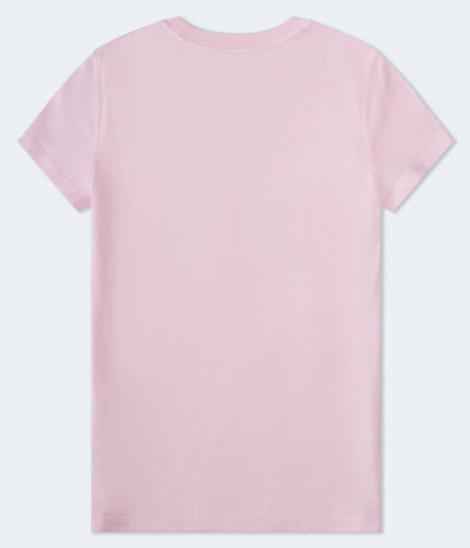 Aéropostale Aeropostale Bow Circle Foil Graphic Tee Cool Pink