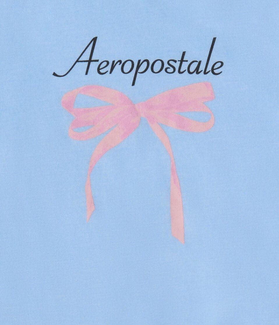 Aéropostale Aeropostale Bow Graphic Tee Atlantic Deep