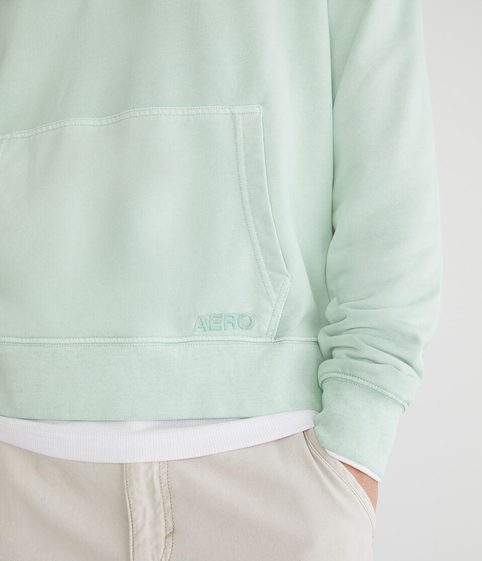 Aéropostale Boxy Pullover Hoodie Green Lawn