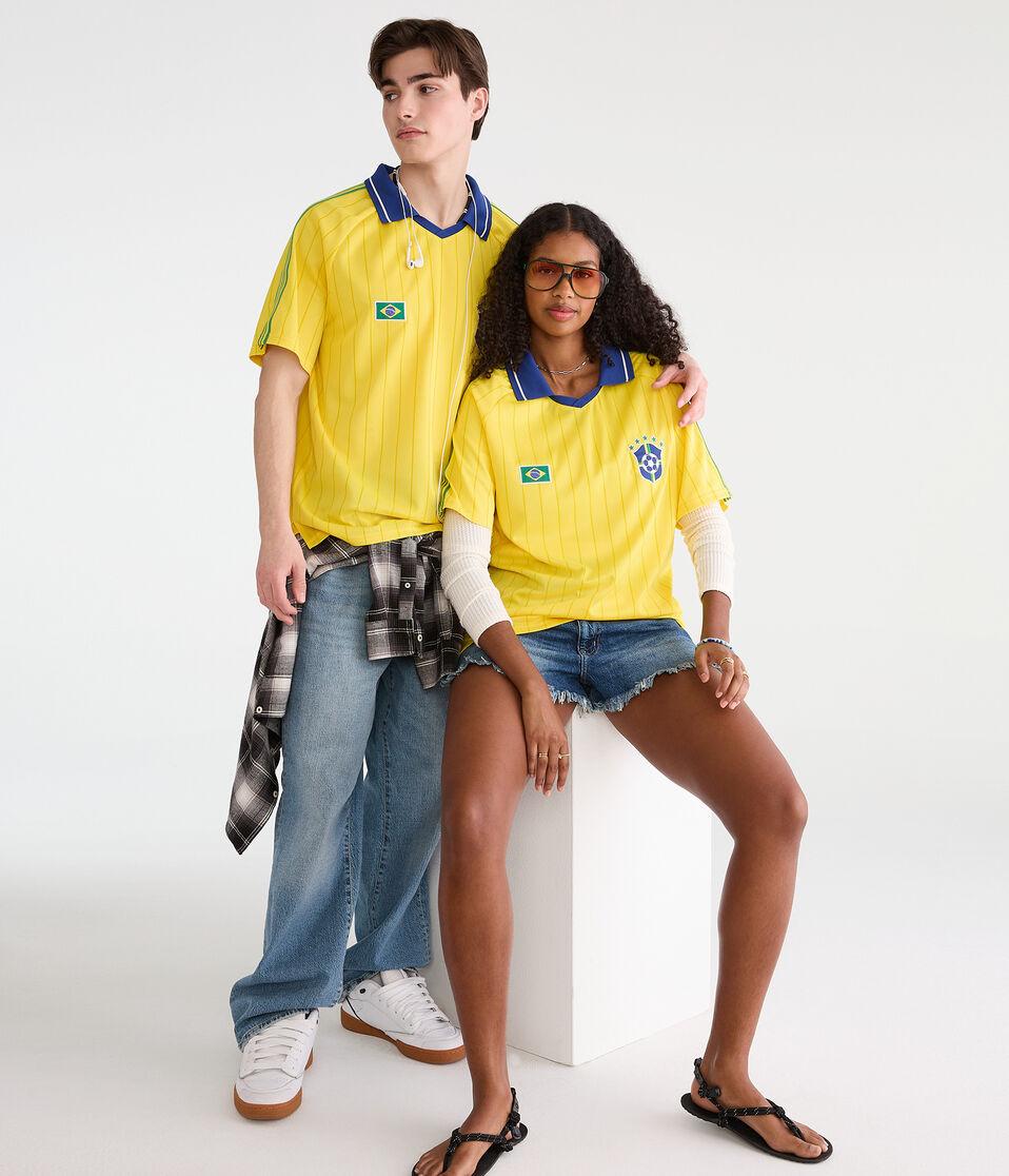 Aéropostale Brasil Soccer Top Yellow