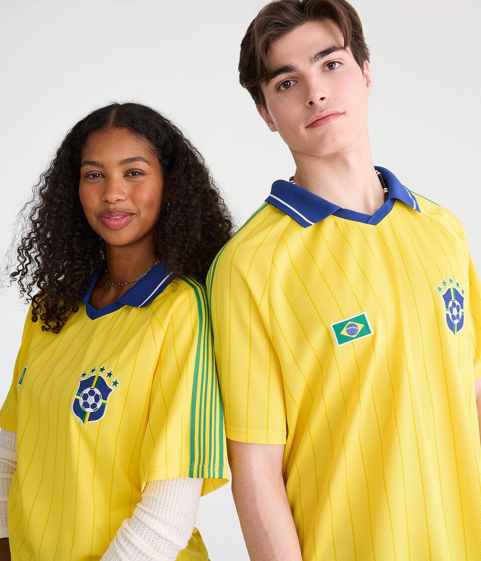 Aéropostale Brasil Soccer Top Yellow