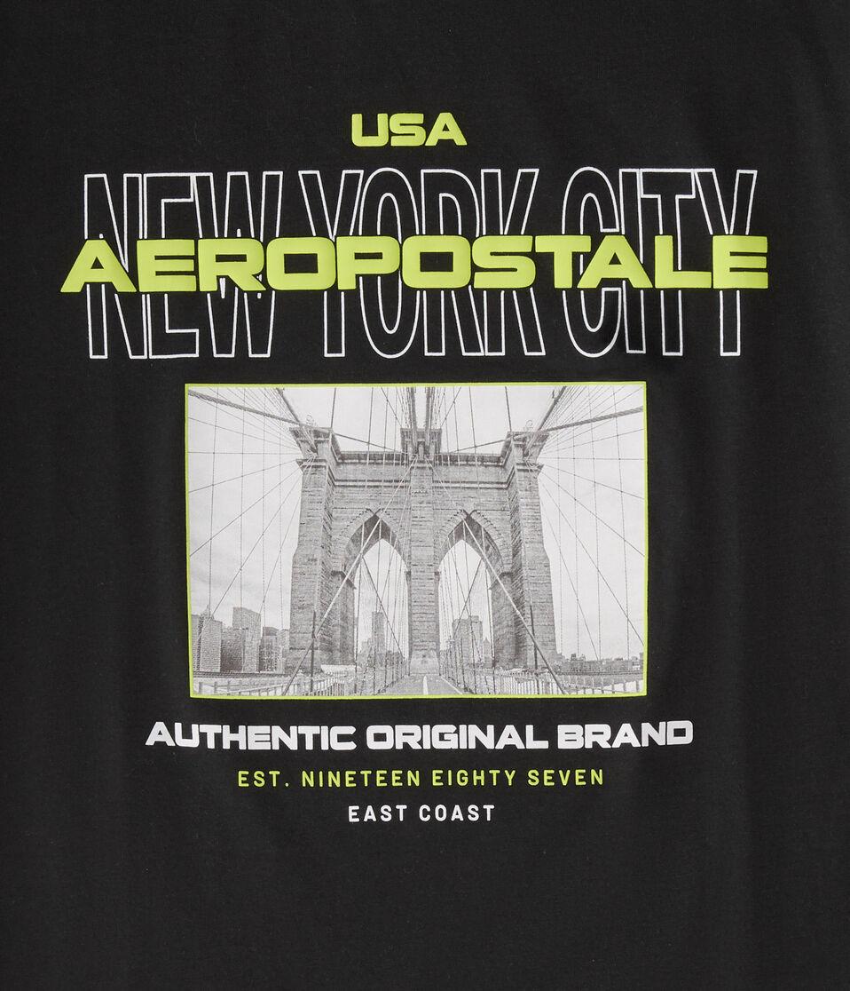 Aéropostale Aeropostale Brooklyn Bridge Graphic Tee Black Fox