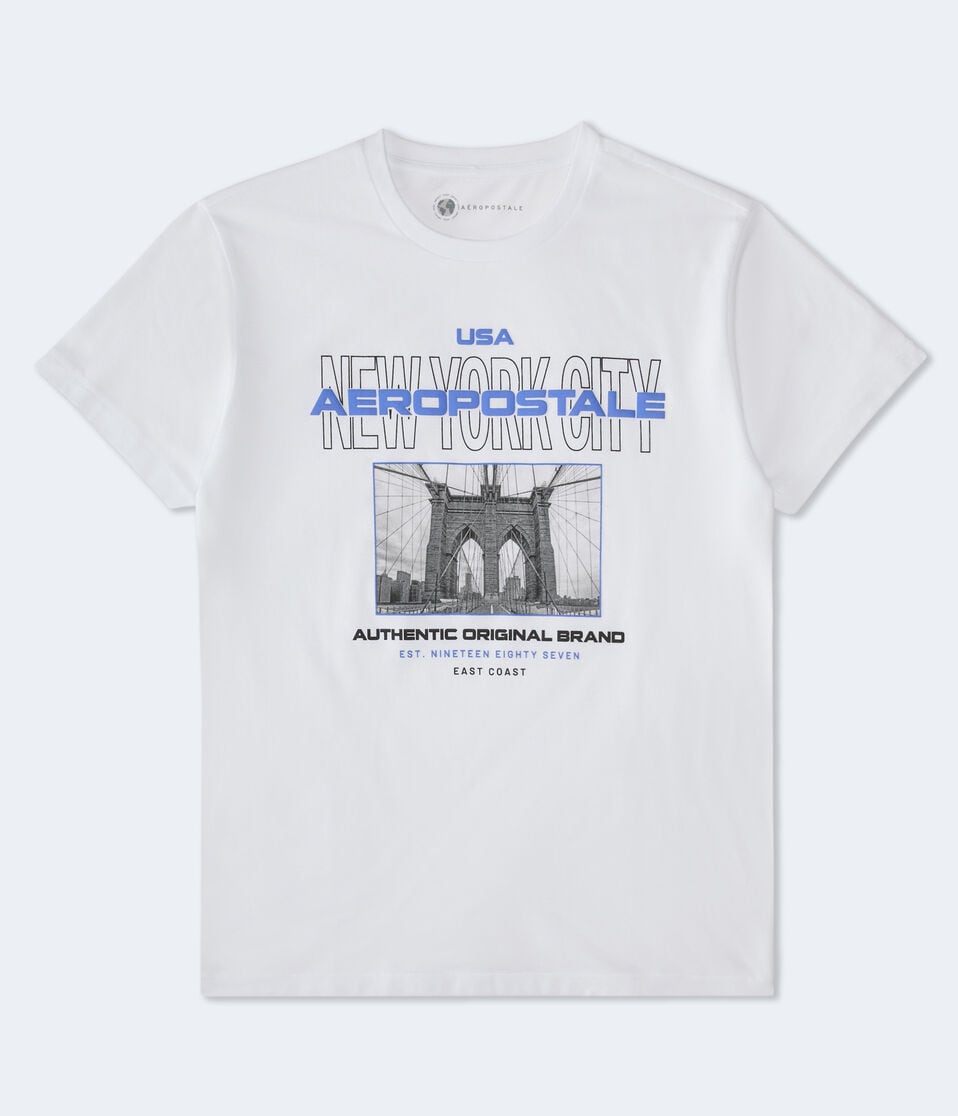 aéropostale Aeropostale Brooklyn Bridge Graphic Tee bleach
