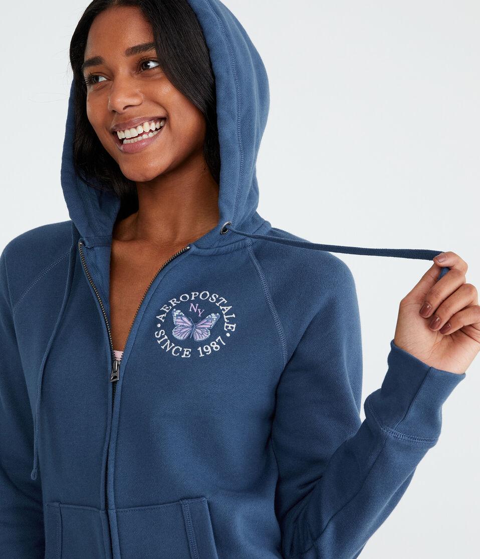 Aéropostale Aeropostale Butterfly Full-Zip Hoodie Pine Grove