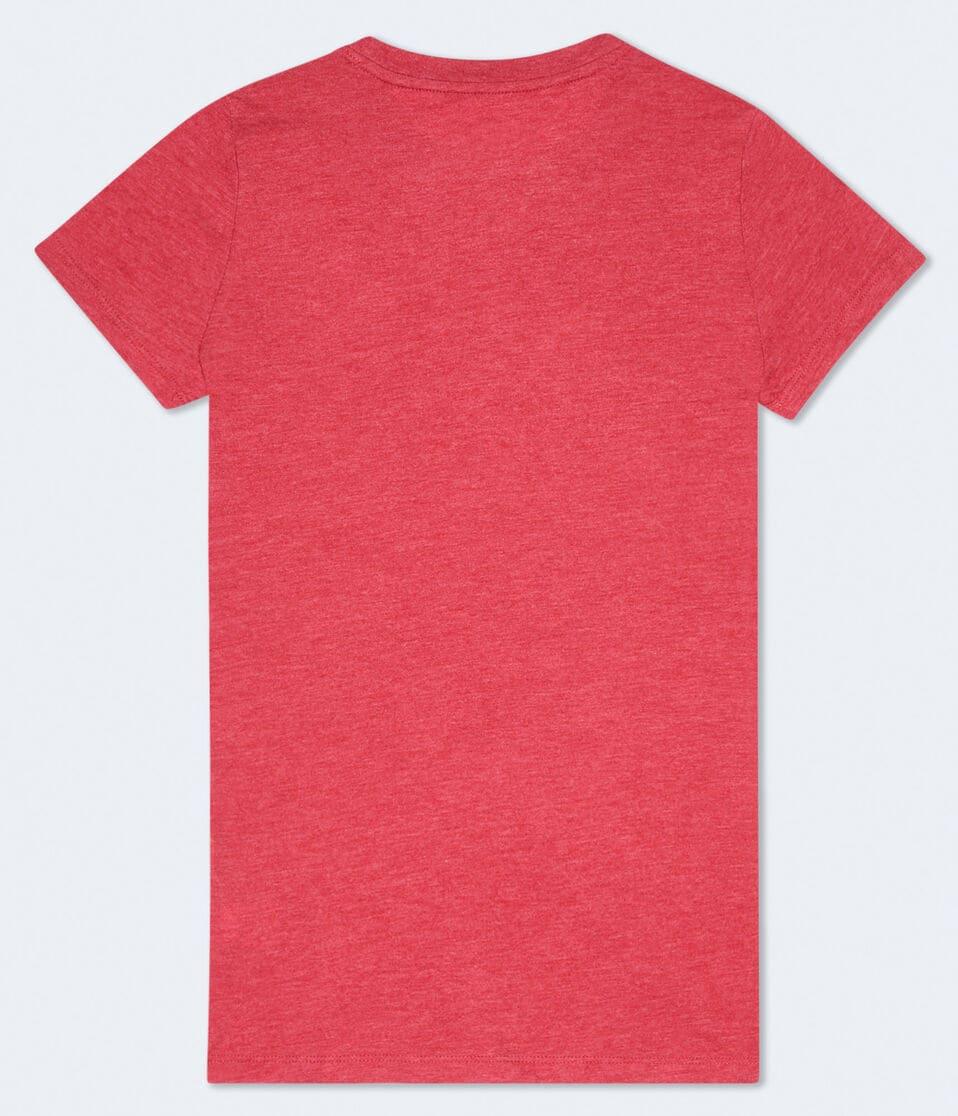 Aéropostale Aeropostale Butterfly Laurels Foil Graphic Tee Mellow Rose