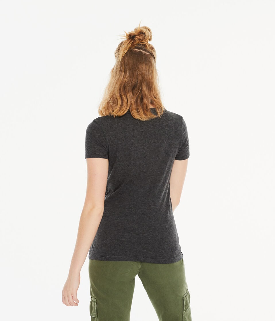 Aéropostale Aeropostale Butterfly Trio Graphic Tee Charcoal Heather Grey