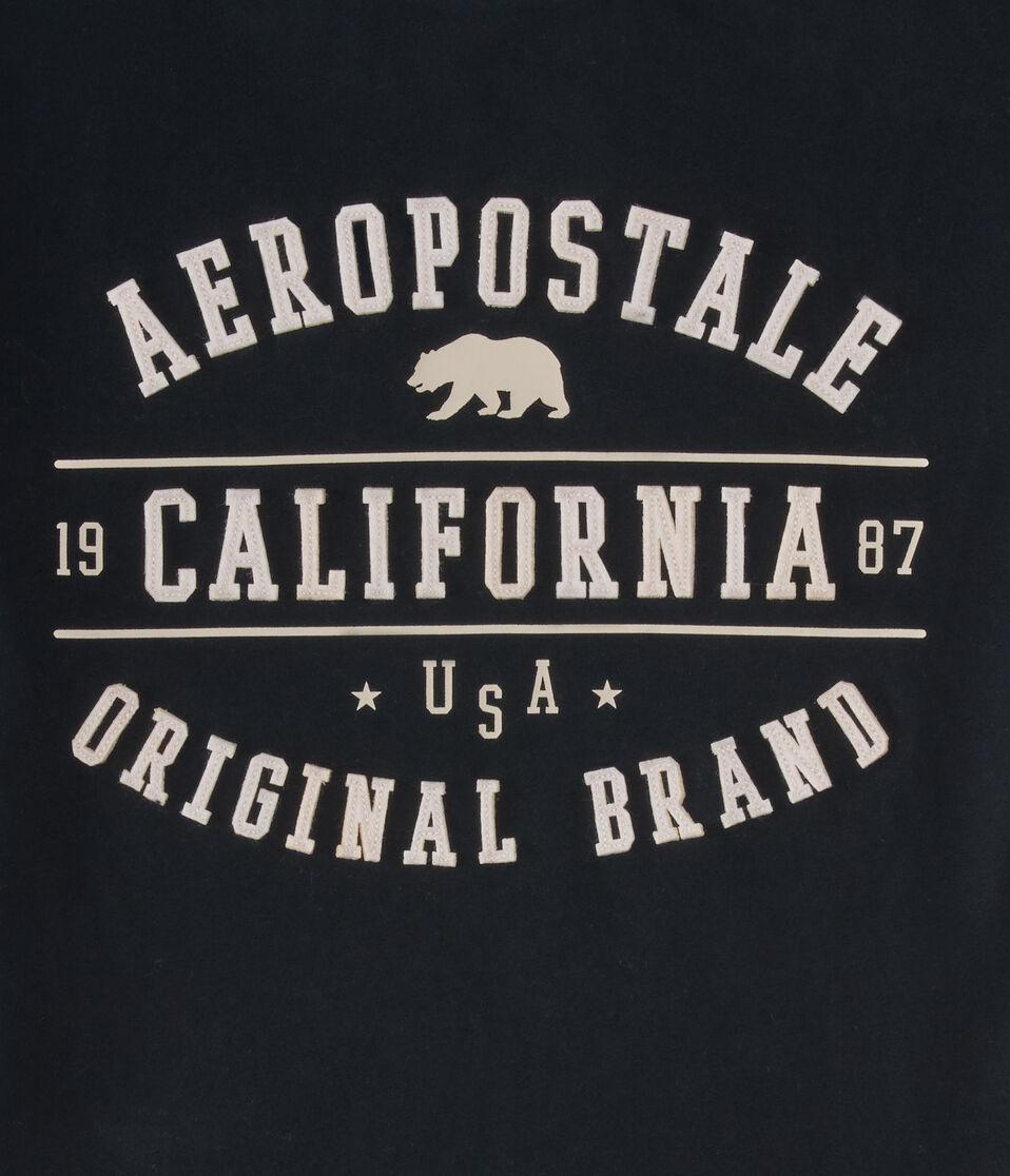 Aéropostale Aeropostale Cali Bear Appliqué Graphic Tee Black Fox