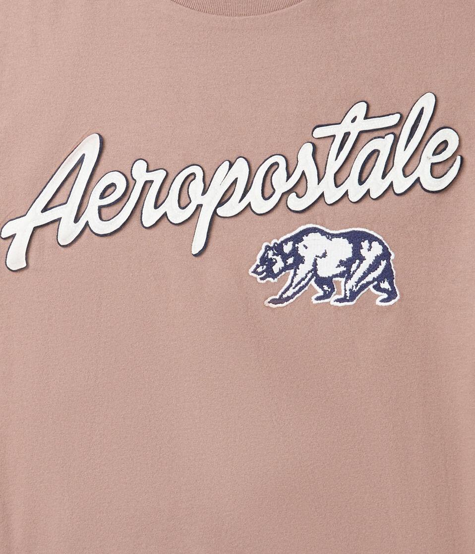 Aéropostale Aeropostale Cali Bear Appliqué Graphic Tee Coyote Brown
