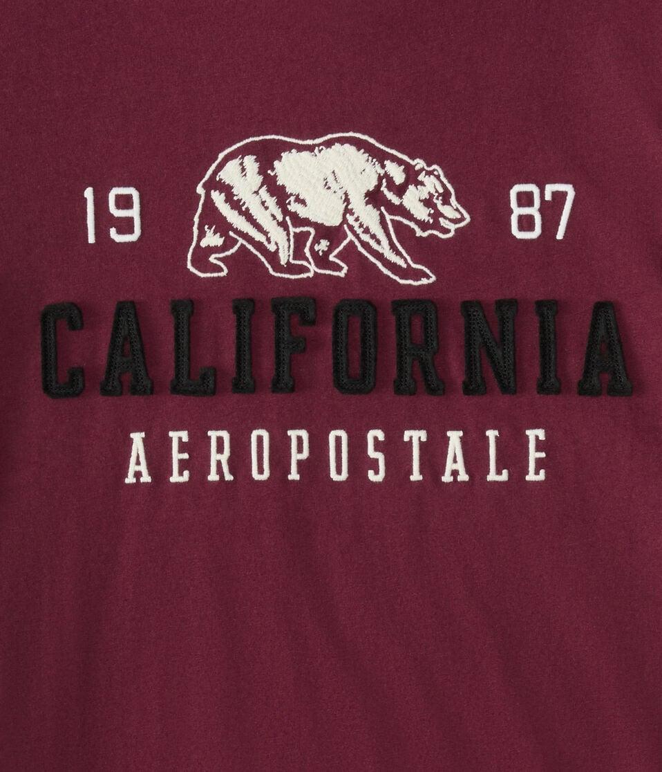 Aéropostale Aeropostale Cali Bear Graphic Tee Red Bark
