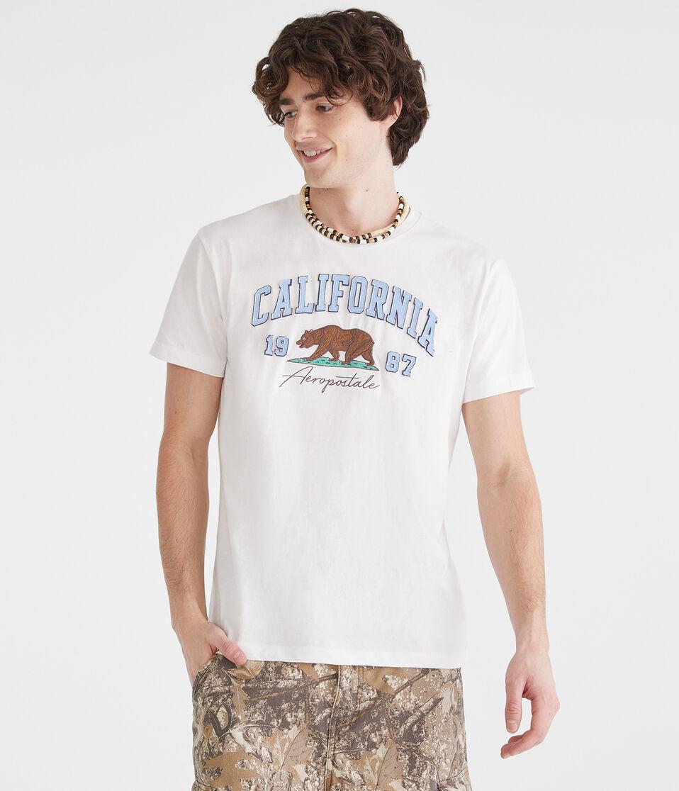 aéropostale Aeropostale California Bear Appliqué Graphic Tee bleach
