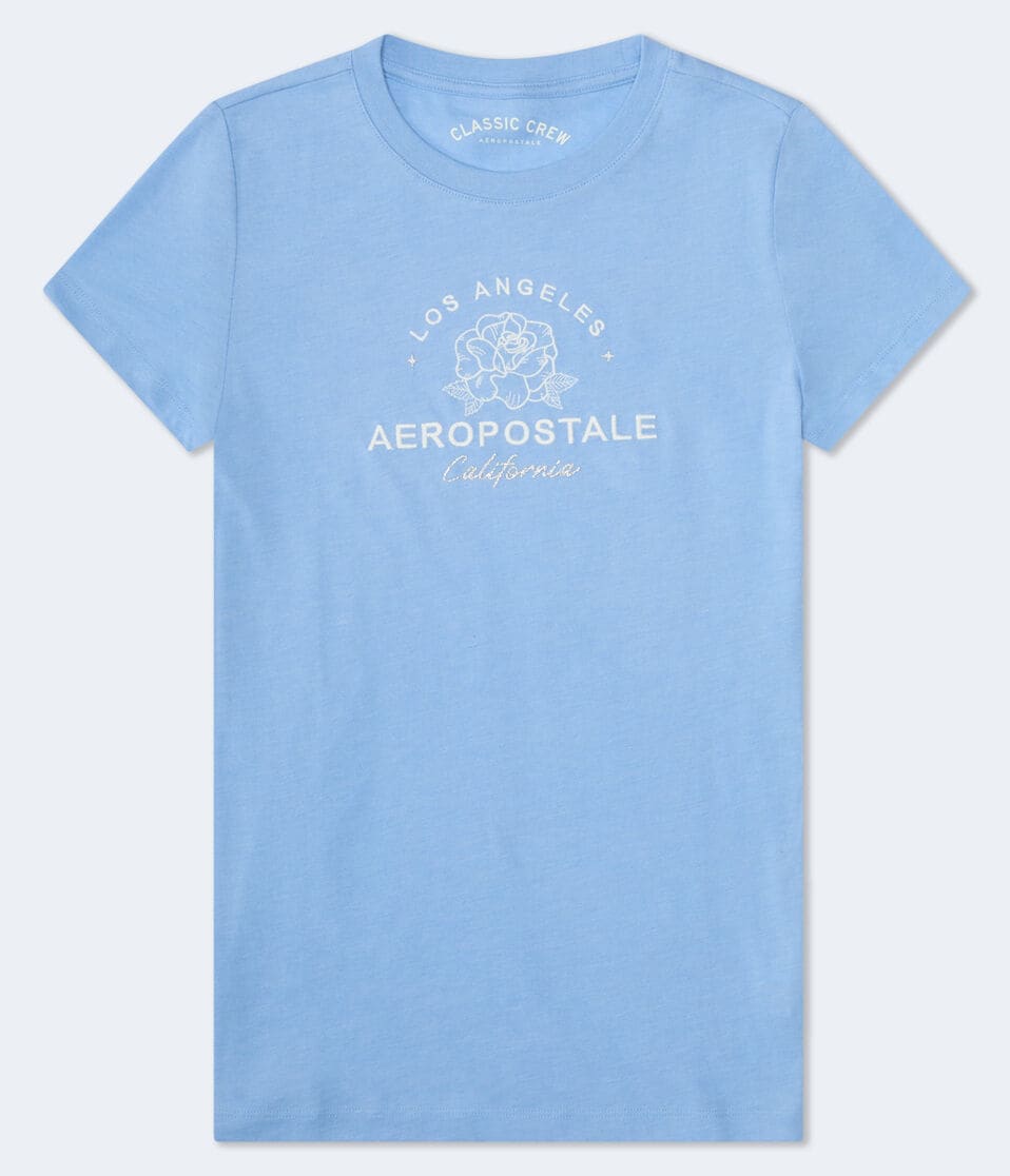 aéropostale Aeropostale California Glitter Graphic Tee lunar blue
