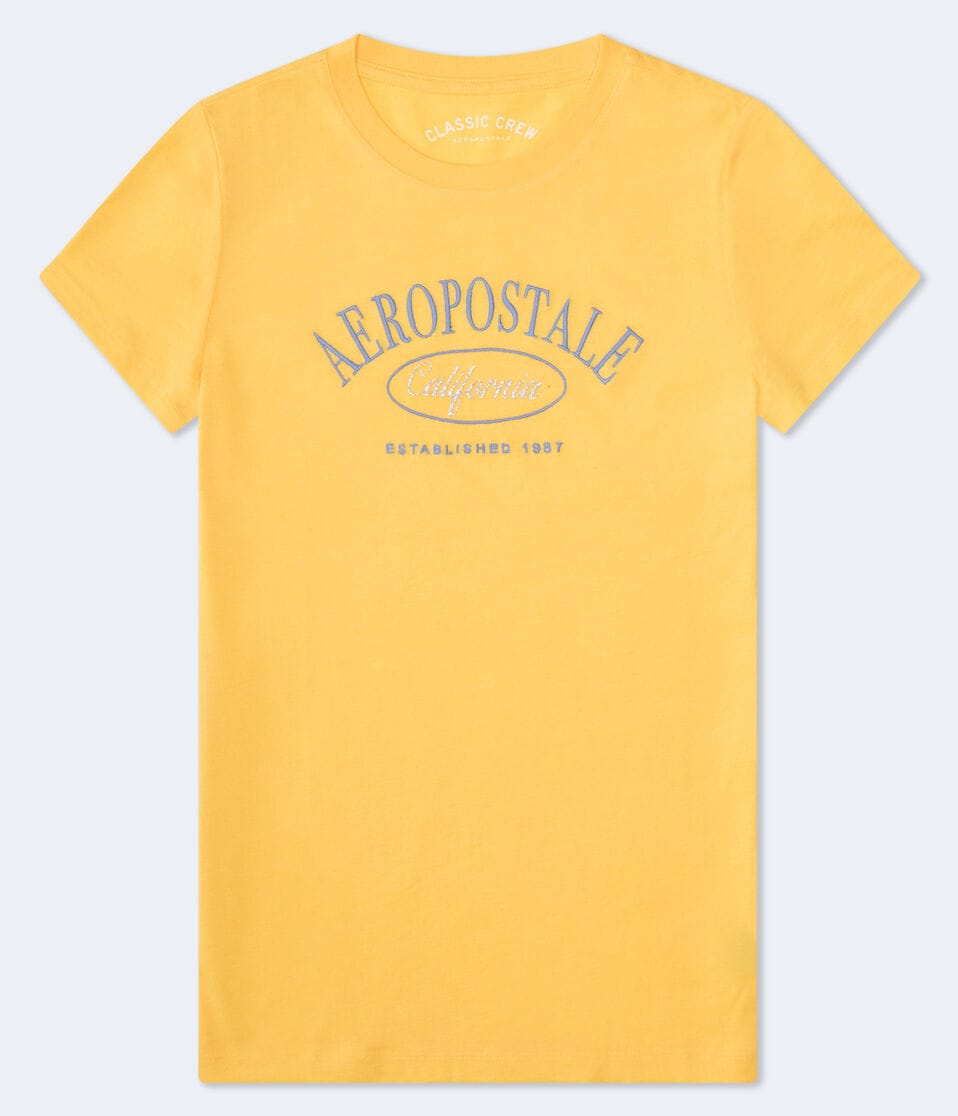 aéropostale Aeropostale California Glitter Graphic Tee mystic yellow