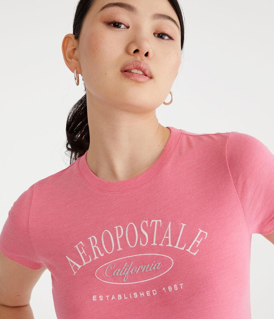 Aéropostale Aeropostale California Glitter Graphic Tee Rose Dawn
