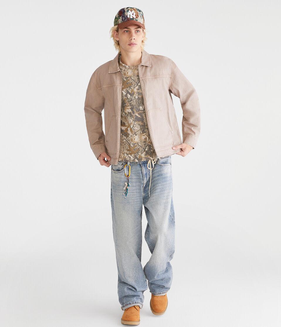 Aéropostale Canvas Mechanic Jacket Light Brown