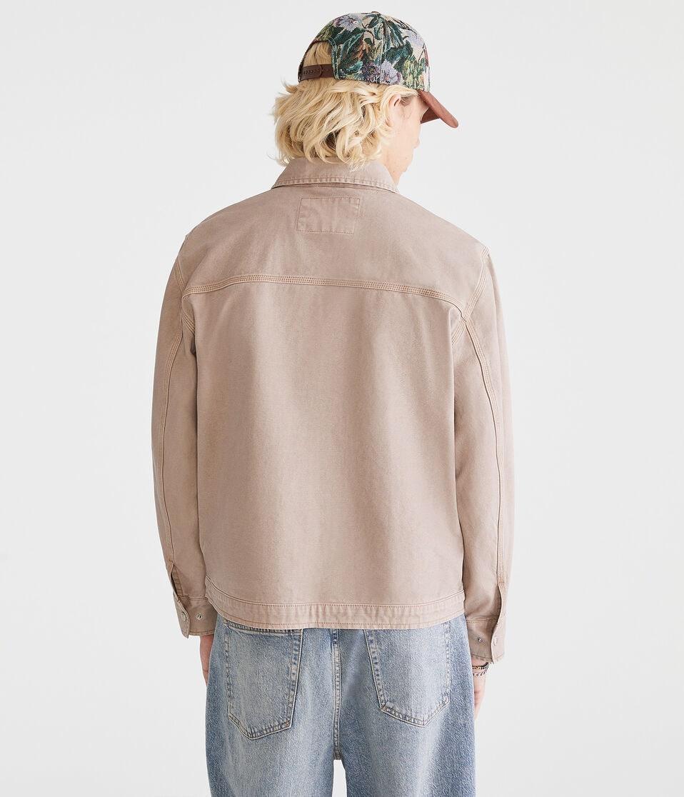 Aéropostale Canvas Mechanic Jacket Light Brown